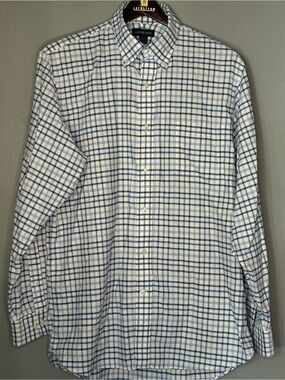 Lands’ End Long Sleeved Button Up ~ Size 16-35